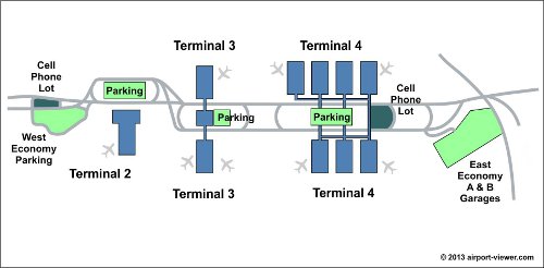 PHX Airport Map